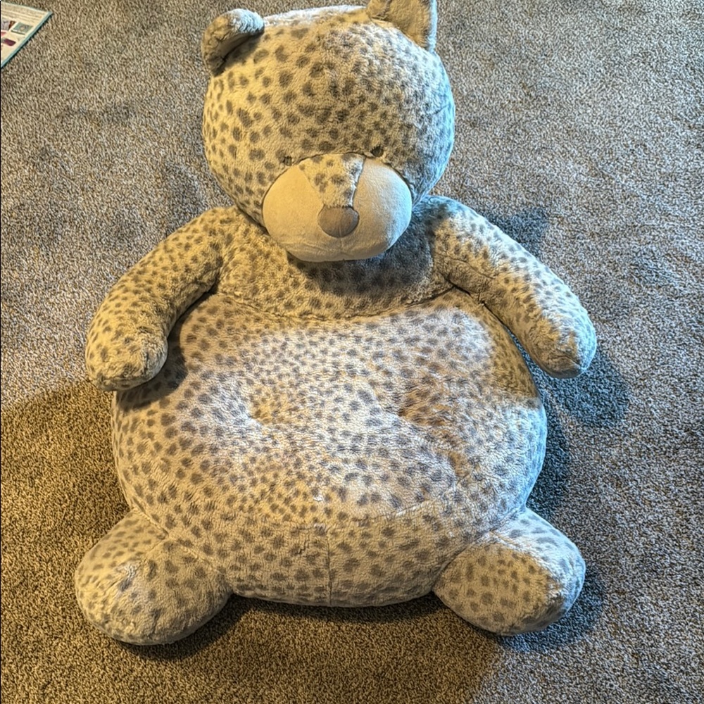 Pottery Barn Plush Leopard Print Kids Toy